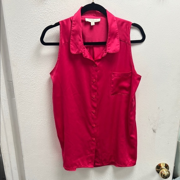 Olive & Oak Tops - Olive & Oak Vibrant Pink Sleeveless Top